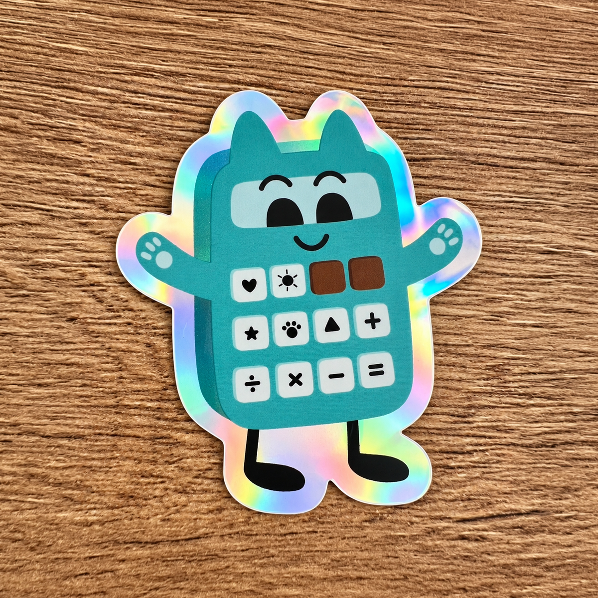 Calculette — Sticker holographique Lolilé