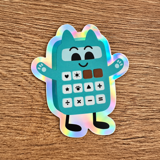 Calculette — Sticker holographique Lolilé