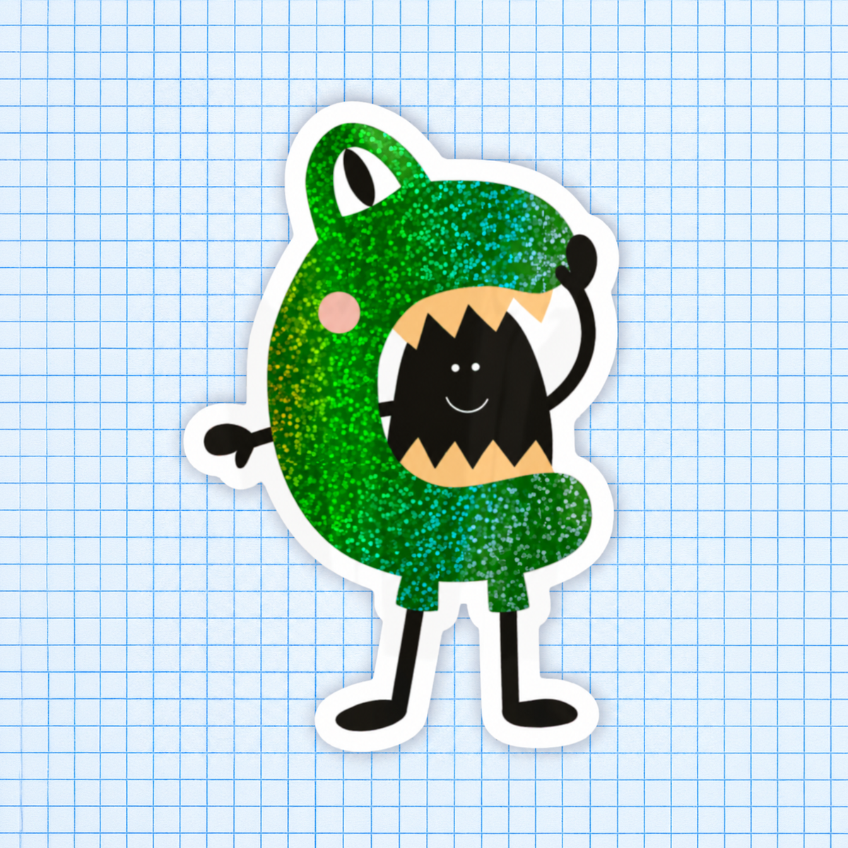 Costume vert — Sticker brillant Lolilé
