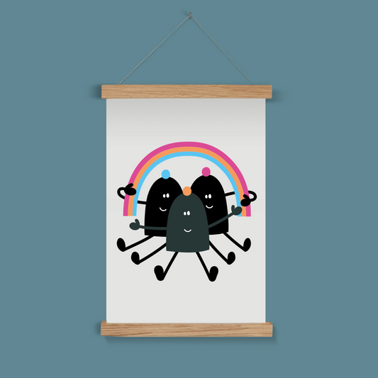 Affiche et porte affiche en bois