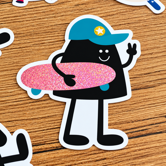 Skateur — Sticker brillant Lolilé